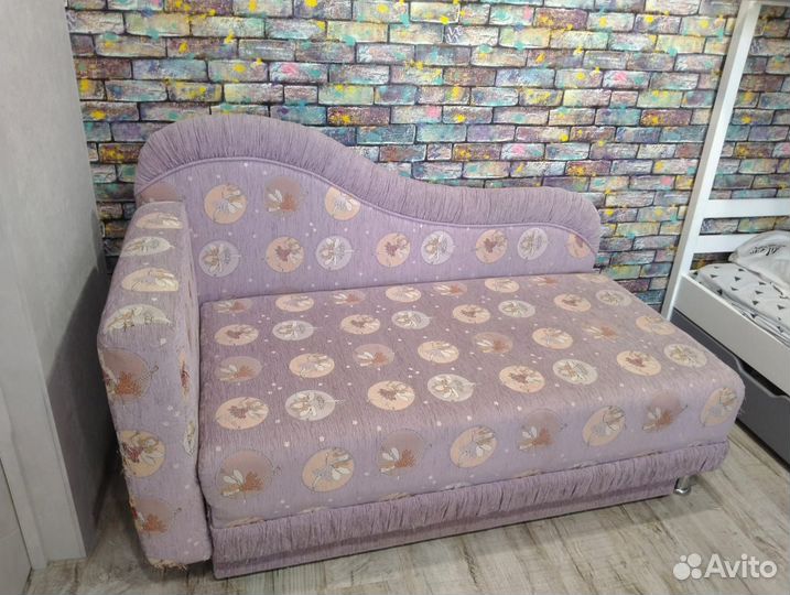 Детская кровать диван с мягкими бортиками