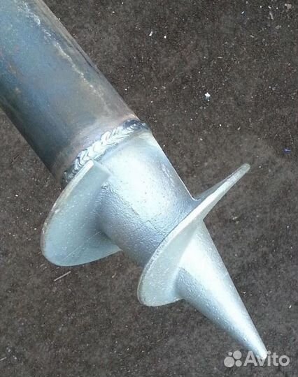 Литые наконечники для свай 89 / Винтовые сваи