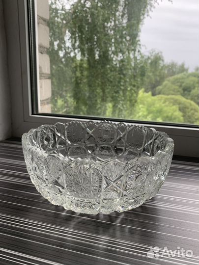 Хрусталь стопки салатник