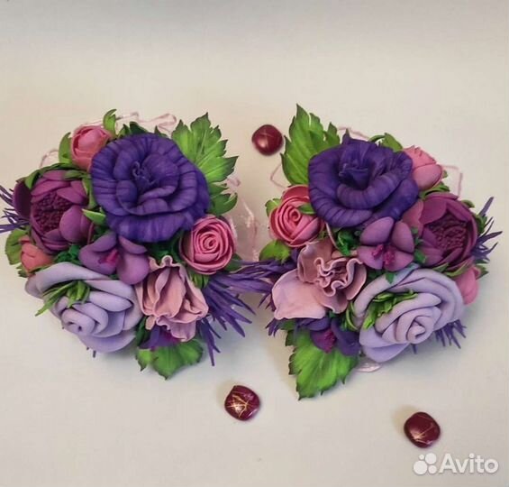 Заколочки, резиночки, украшения на пучок