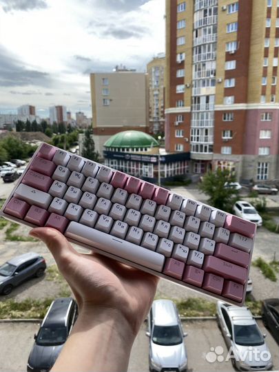 Механическая клавиатура GK61 Gateron red