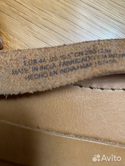 Новые кожаные мужские вьетнамки H&M 44 размер