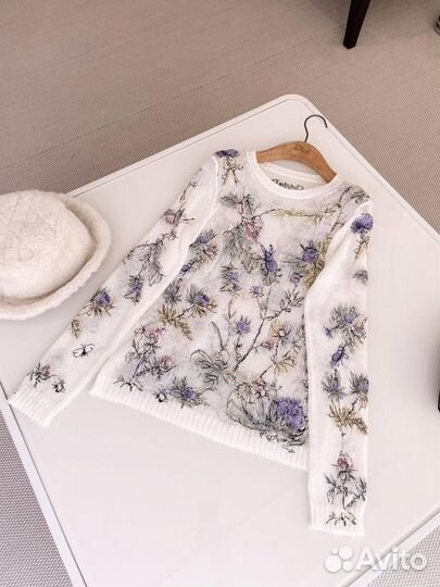 Свитер паутинка Christian Dior эксклюзив