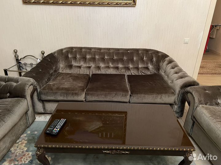 Диван с креслами бу