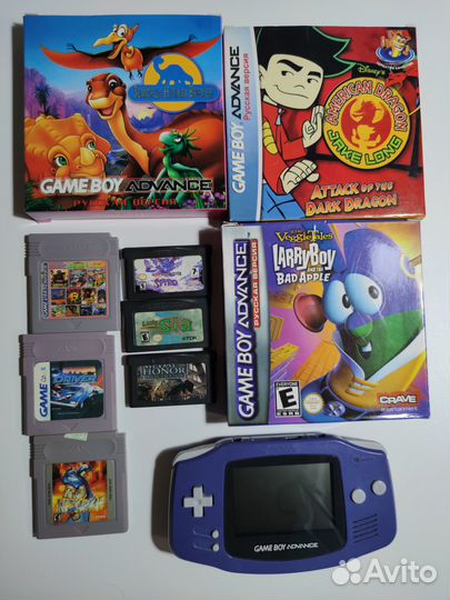 Gameboy advance 9 картриджей