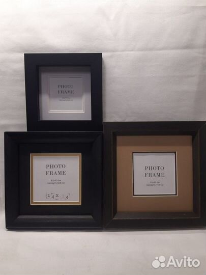 Рамка для фотографий 5 шт, 1 подрамник. Бронь