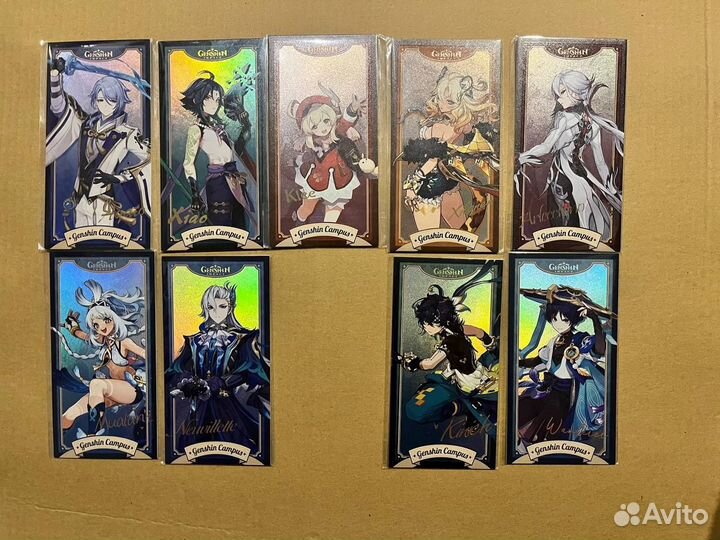 Genshin impact x Likee. Полный набор карт