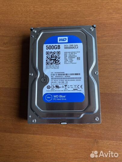 Жесткий диск 500 гб wd Blue