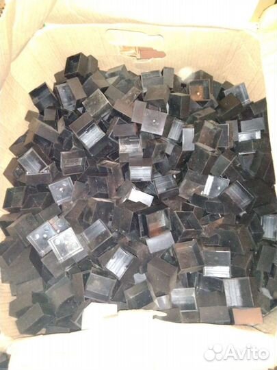 Кубики пластмассовые