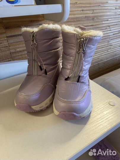 Зимние сапоги дутики детские