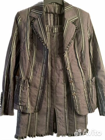 Костюм женский пиджак с юбкой 46