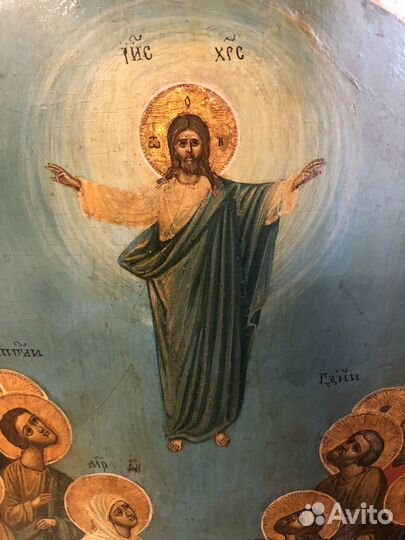 Старинные иконы Вознесение Господне