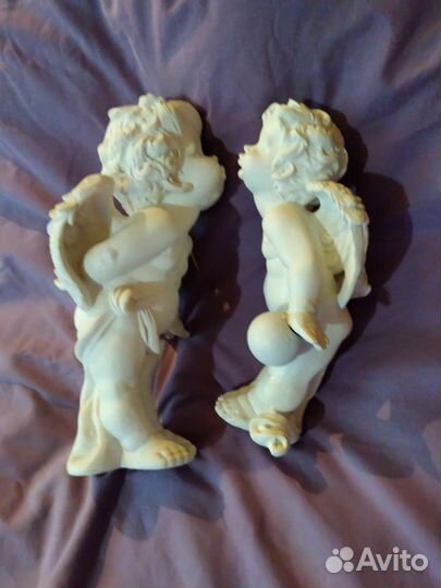 Статуэтки ангелочки (Купидоны, Амуры), 23 и 27 см