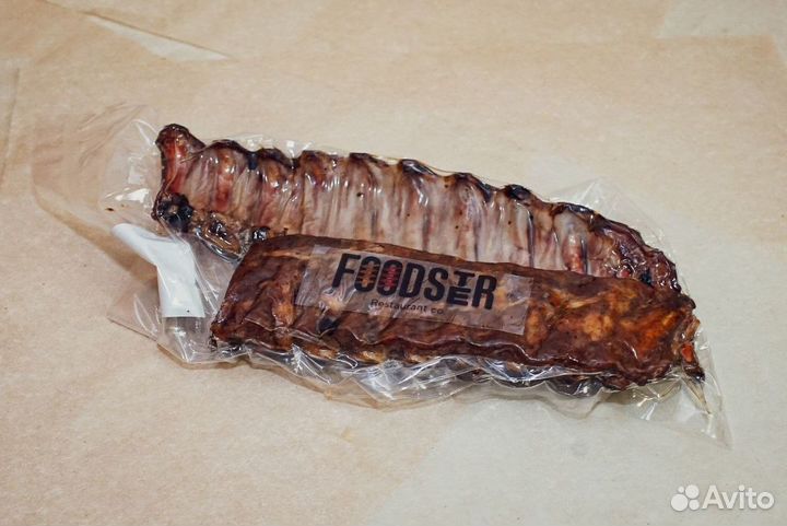Свиные ребра горячего копчения