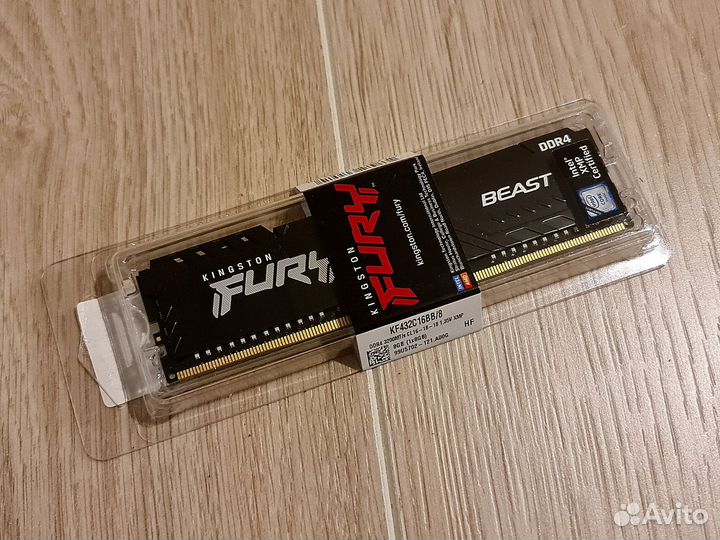 Оперативная память Kingston 8Gb DDR4 3200MHz