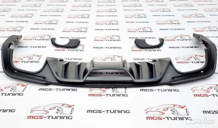 Диффузор Ford Mustang 2017+ стиль Rock