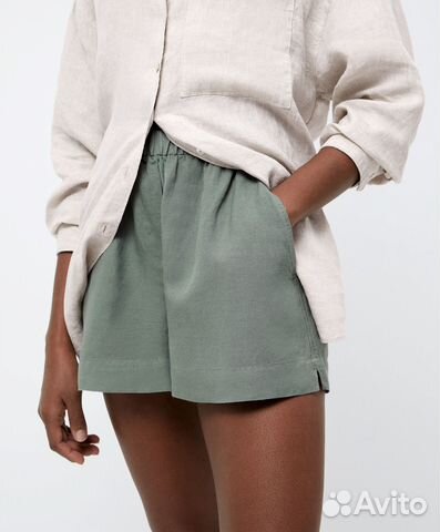 Шорты изо льна - Oysho (S,M)