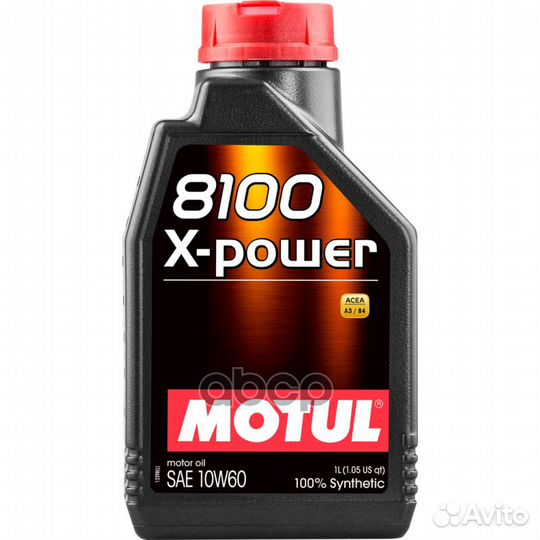 Motul 8100 X-power 10W60 A3. SN Масло моторное