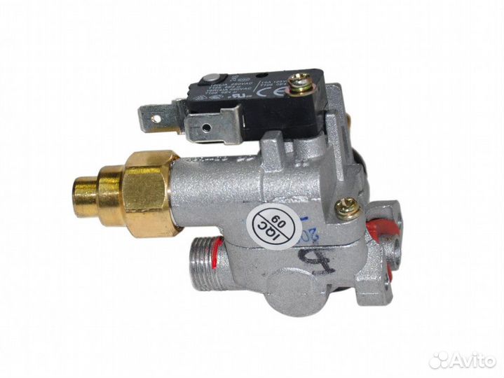 Кран газовый с микровыключателем для плиты Hansa