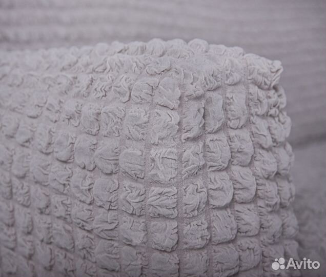 Чехол на трехместный диван с подлокотниками Ваниль