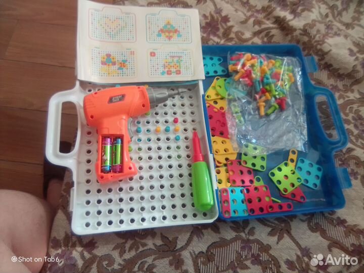 Конструктор мозаика с шуроповертом