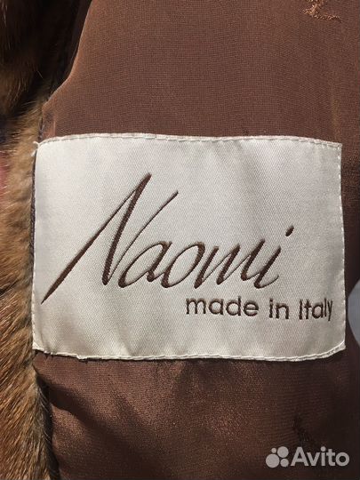 Шуба норковая 54 размер Италия