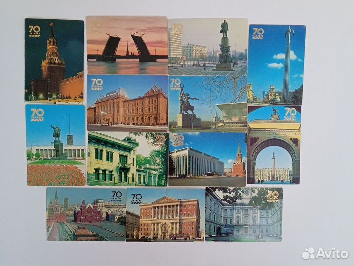 Наборы календариков СССР