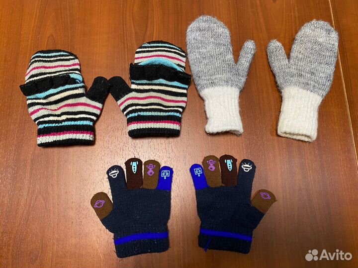 Варежки перчатки детские
