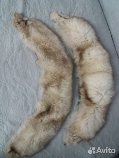 Меховой воротник песец