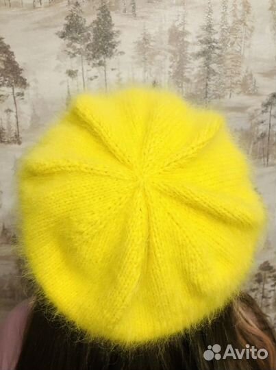 Берет из пуха норки