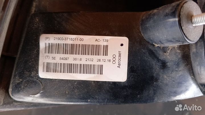 Фонарь задний левый LADA Granta седан