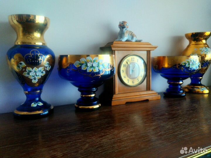 Вазы из чешского стекла