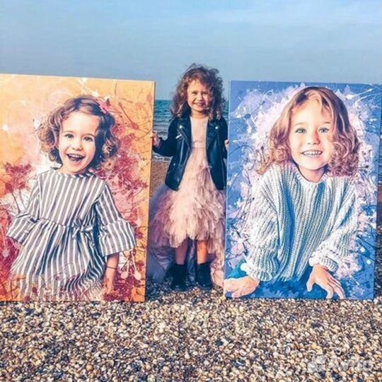 Портрет на холсте по фото в Емельяново