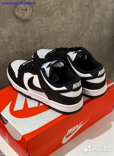 Кроссовки Nike Dunk Low Black and White Оригинал