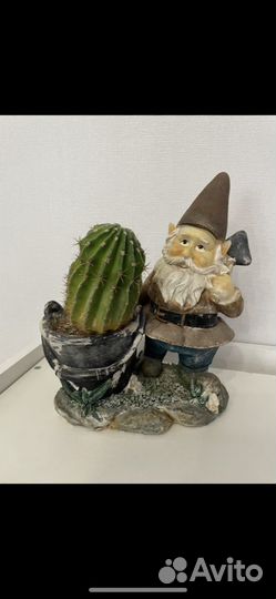 Горшок керамика - гном