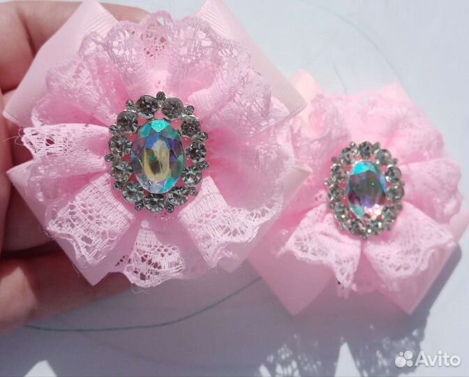 Резинка для волос бантики заколки