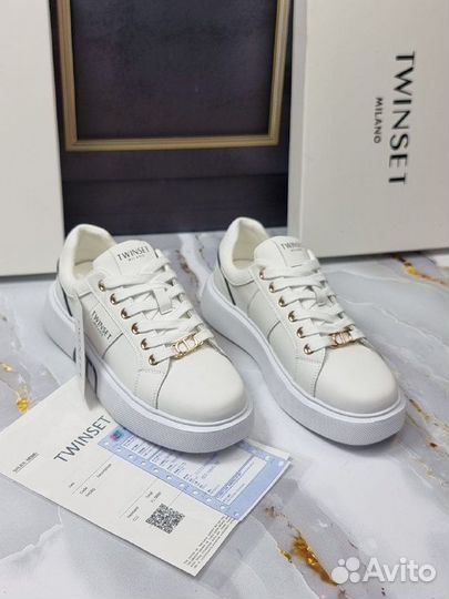 Кроссовки женские Twinset White