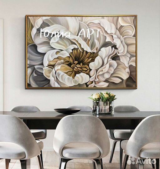 Картины интерьерные абстракции цветы цветок