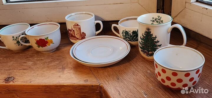 Английская кружка и чашки СССР