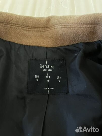 Пальто мужское bershka
