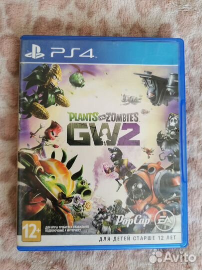 Диск Plants vs zombies gw2 ps4 обмен