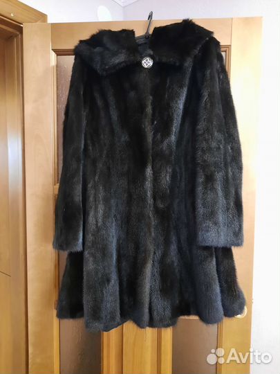 Натуральная норковая шубка,44-46 размер
