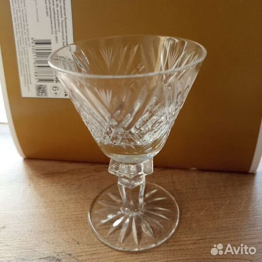 Фужеры хрустальные СССР, бокалы хрусталь