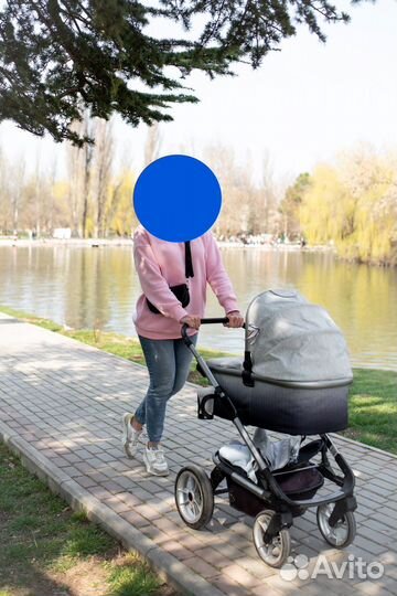 Коляска 2 в 1 moon solitaire градиент