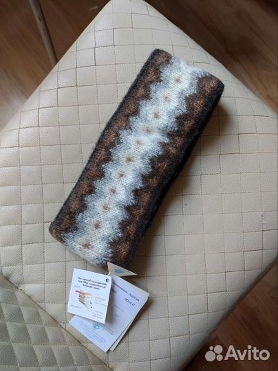 Повязка на голову вязаная