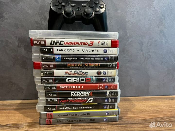 16 Дисков для playstation 3 + джойстик