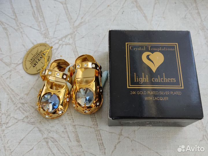 Сувенир с кристаллами Swarovski - Сандали, новый