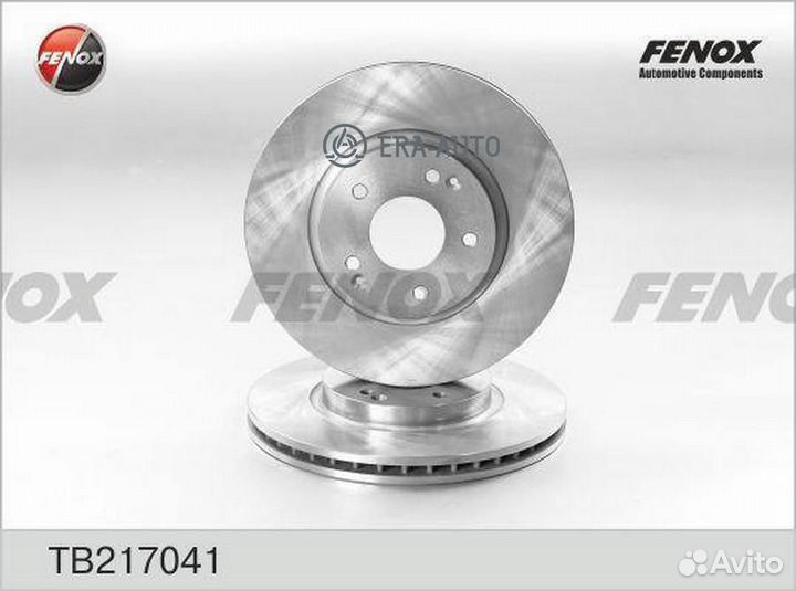 Fenox TB217041 Диск торм.SsangYong Actyon/Corrando