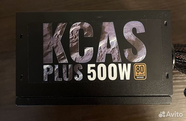 Блок питания kcas 500w, 80 plus bronze