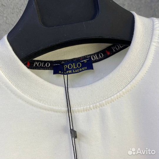 Свитшот polo ralph lauren мужской белый